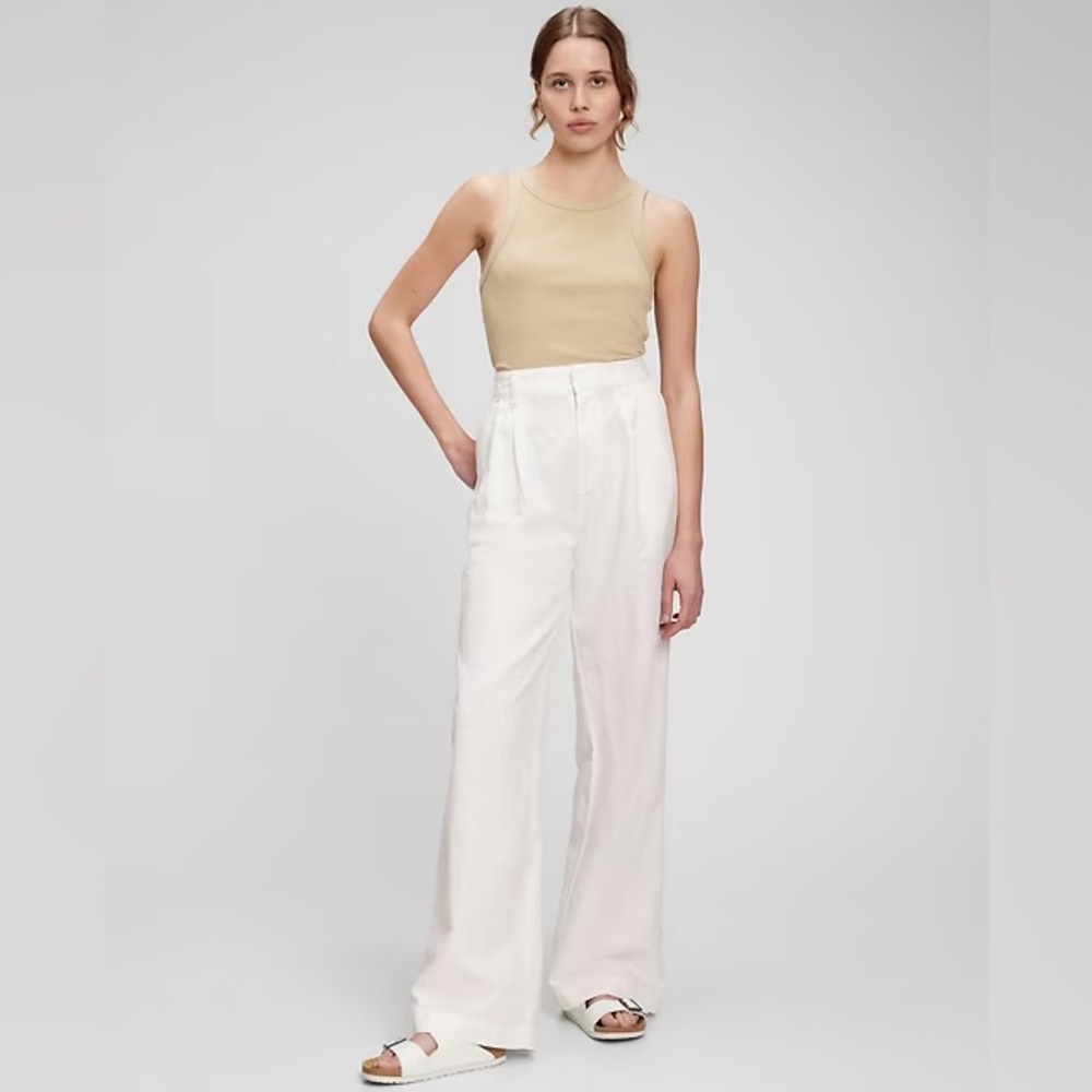 White Linen Pants